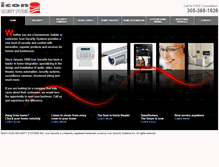 Tablet Screenshot of iconsecurity.com